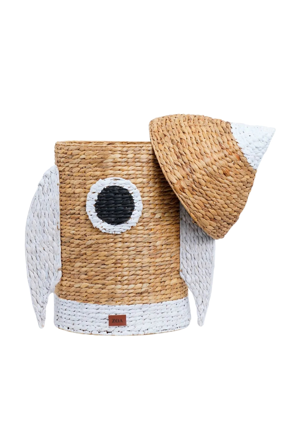 Zoa Collection-Kapaklı Rattan Roket Oyuncak Sepeti-Sepet-2-roqelvaxirum.shop