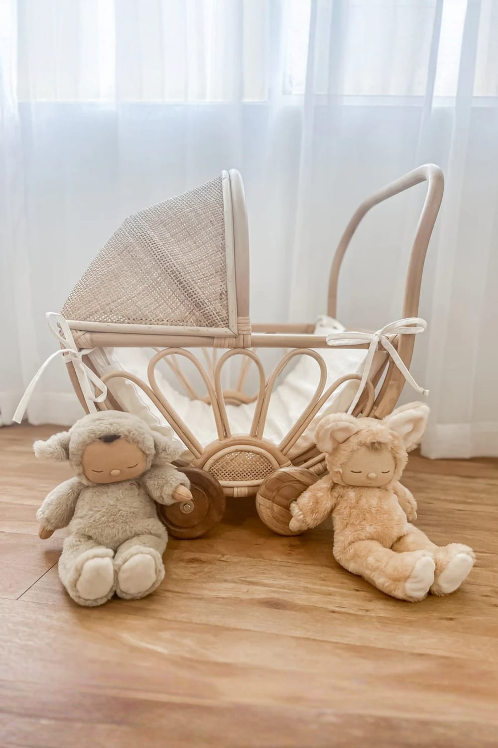 Zoa Collection-Rattan Oyuncak Çiçekli Bebek Arabası-Sepet-2-roqelvaxirum.shop