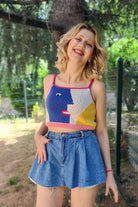 Zone Design Store-El Örgüsü Bluz | Mavili-Bluz-4-roqelvaxirum.shop