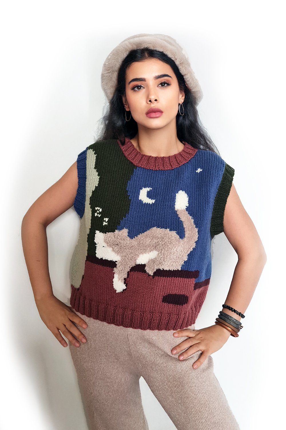 Zone Design Store-El Örgüsü Süveter - Pisi-Top-3-roqelvaxirum.shop