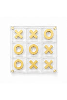 Memonza-Akrilik Pirinç Detaylı Dekoratif Tic Tac Toe Oyun Seti-Satranç-4-roqelvaxirum.shop