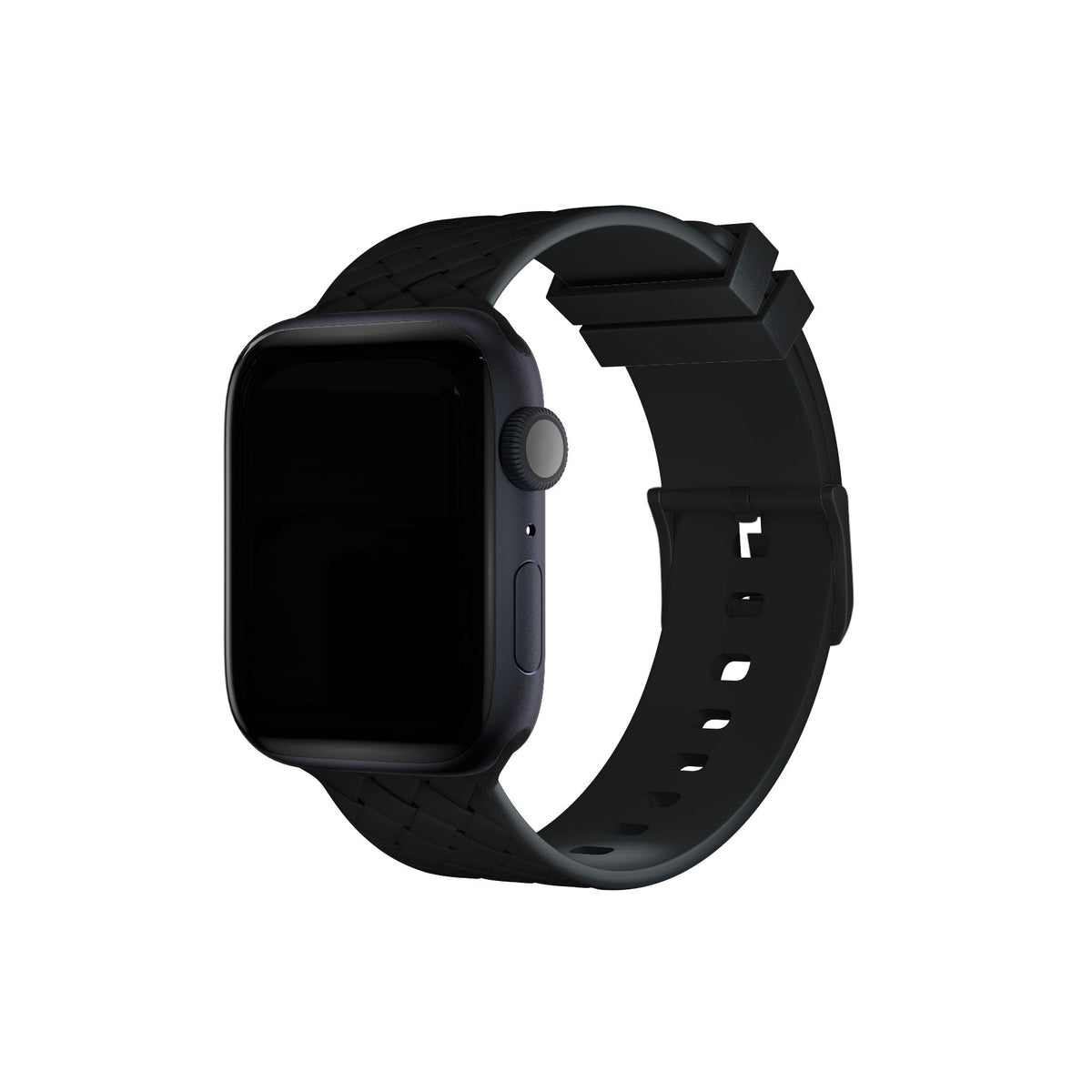 Apple Watch Uyumlu Bias Silikon Loop Kordon Coal Black