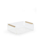 Memonza-Aria Çıta Detaylı Pirinç Organizer, Small, Şeffaf-Dekoratif Kutu-1-roqelvaxirum.shop