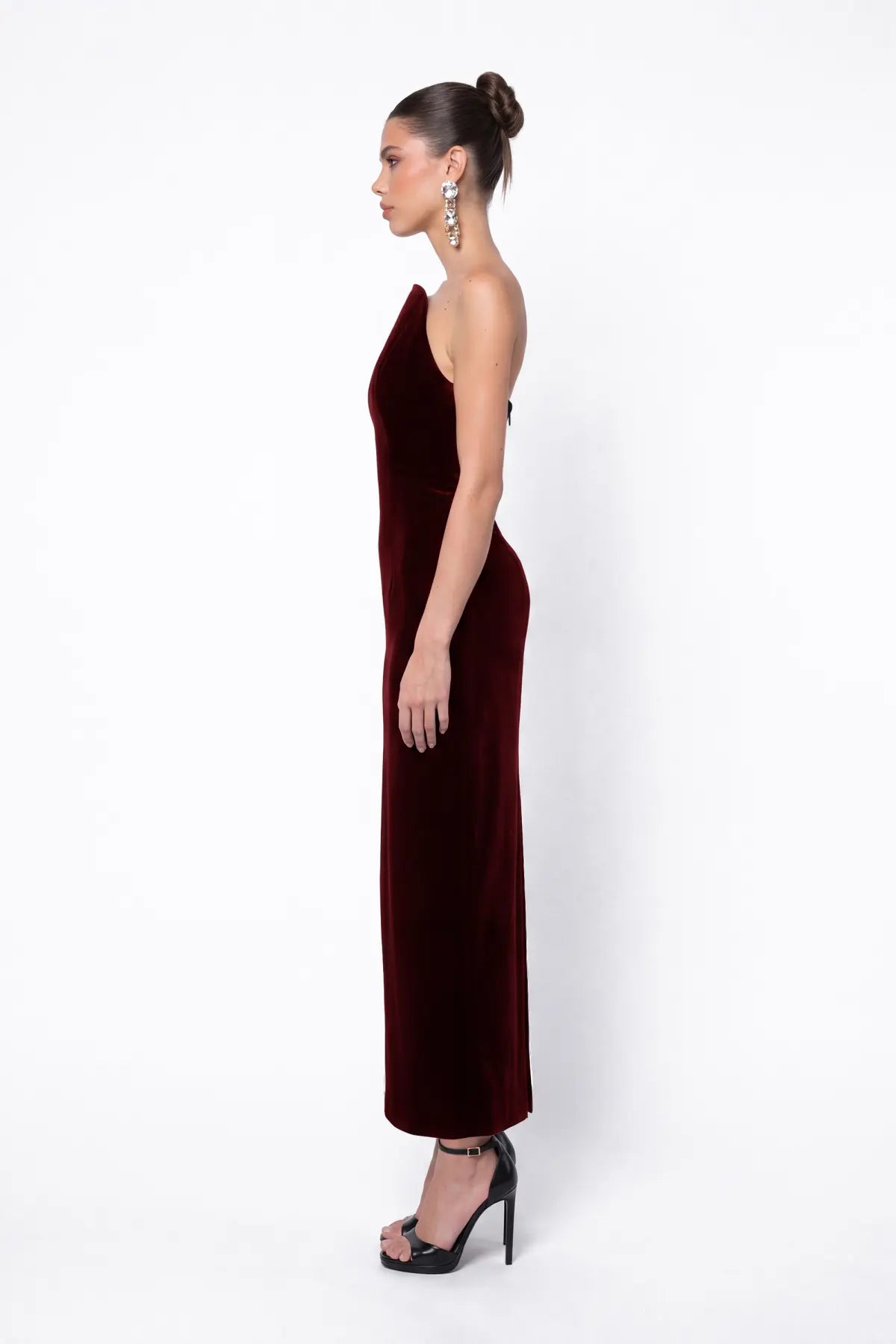 Bordo KadiFe Bodycon MiDi ElbiSe
