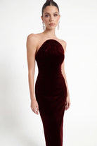 Bordo KadiFe Bodycon MiDi ElbiSe