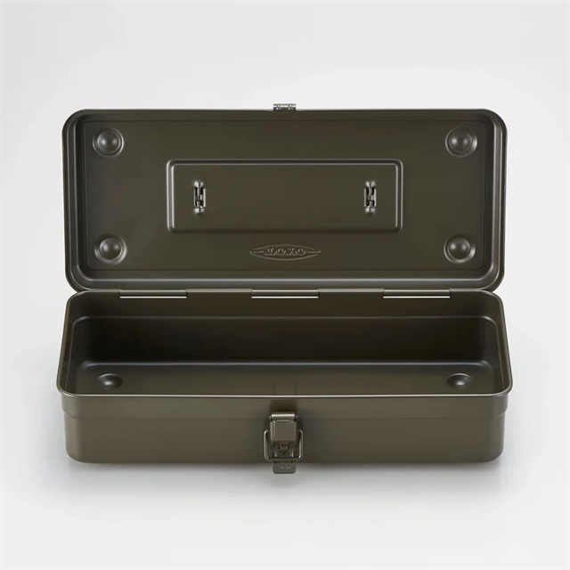 Toyo Steel T-350 Tool Storage Box Moss Green Metal Saklama Kutusu