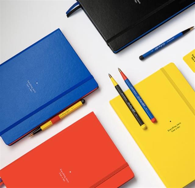 Leuchtturm 1917 X Bauhaus Drehgriffel Nr.2 Mekanik Uçlu Kalem Lemon/Black 371286