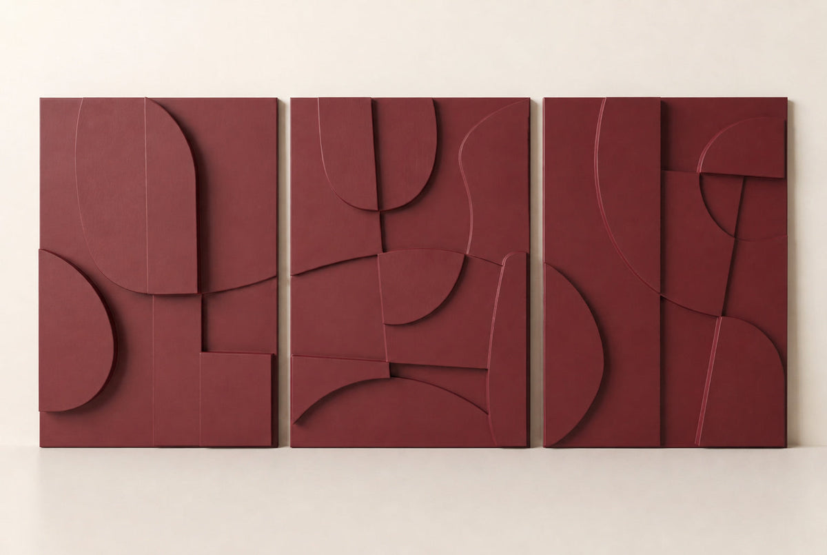 70X100 Cm Fas Renkleri Tablo Set