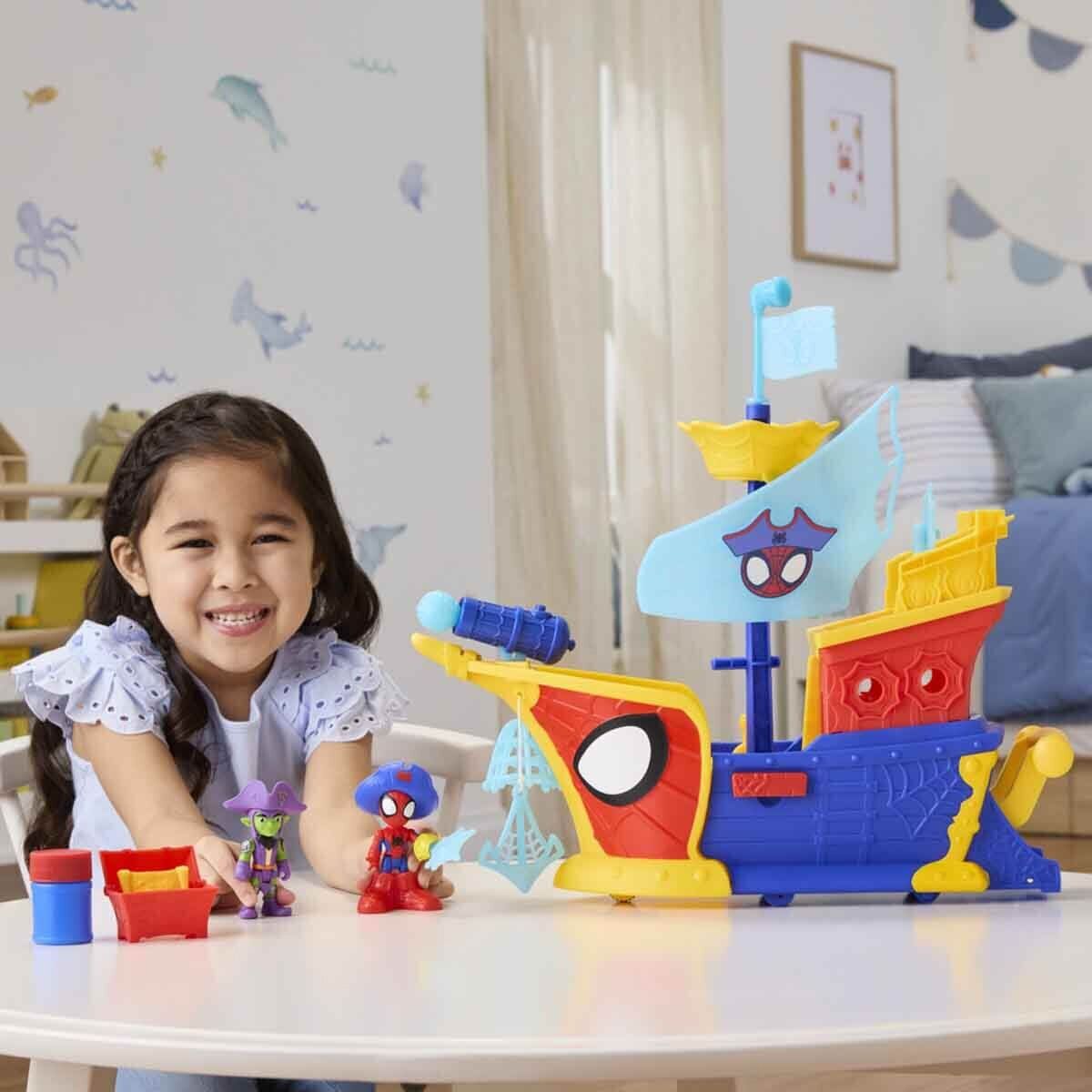 G0666 Spidey Ve İNanılmaz Arkadaşları Webs Ahoy Bubble Ship +3 Yaş