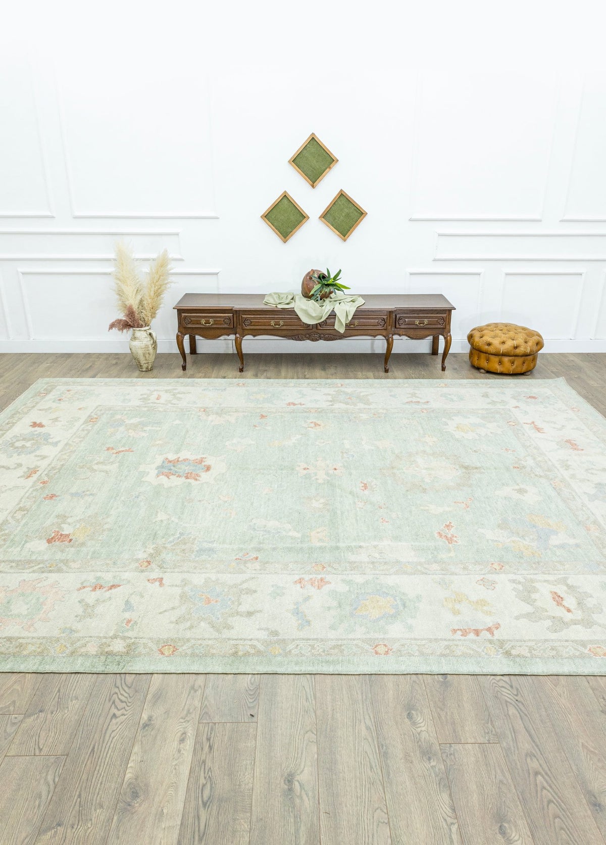 Soho Antiq-Adin Pastel Renkli El Dokuma Uşak Halısı 305x415 Cm-Halı-2-roqelvaxirum.shop