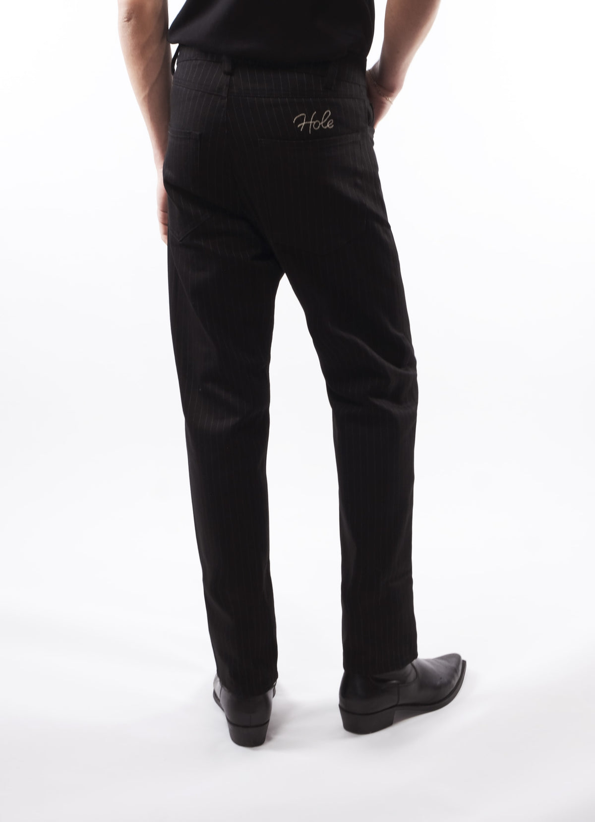 Çizgili Gabardin Pantolon