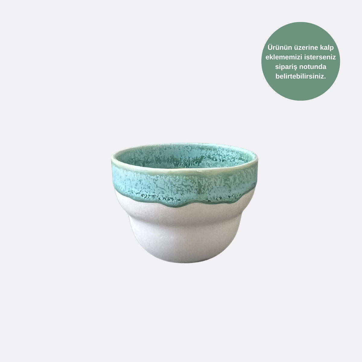 Azure Stoneware Bubble Mug