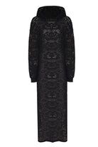 no'design-Derin Yırtmaçlı Transparan Hoodie Elbise-Elbise-2-roqelvaxirum.shop