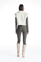 no'design-Düğmeli Overize Crop Yelek-Yelek-5-roqelvaxirum.shop