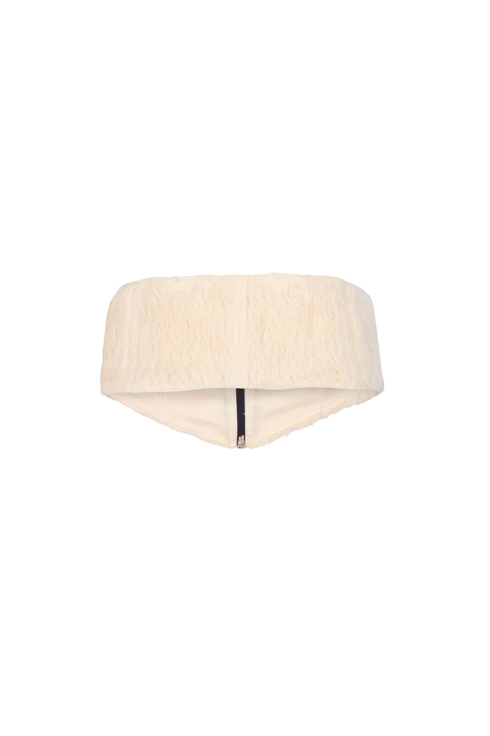 no'design-Fermuarlı Teddy Korse-Top-5-roqelvaxirum.shop