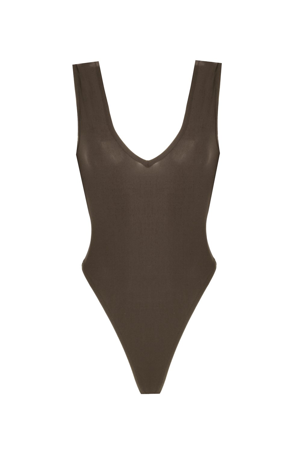 no'design-Önü V Yaka Dekolteli Bodysuit-Bodysuit-1-roqelvaxirum.shop