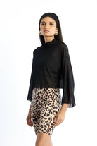 no'design-Transparan Balıkçı Yaka Oversize Crop Top-Crop Top-4-roqelvaxirum.shop
