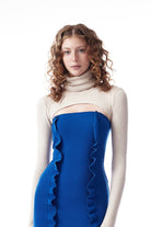 no'design-Uzun Balıkçı Yaka Triko Bolero-Top-1-roqelvaxirum.shop