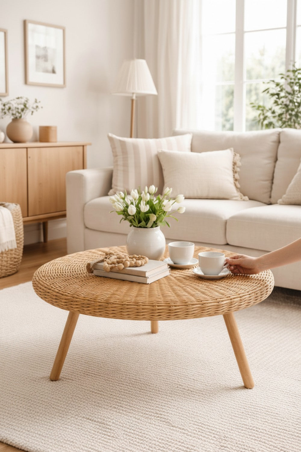 Premium Rattan Orta Sehpa - 5
