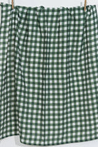Petit Fleur Green Check Müslin Bebek Örtüsü - 70x70cm - 1