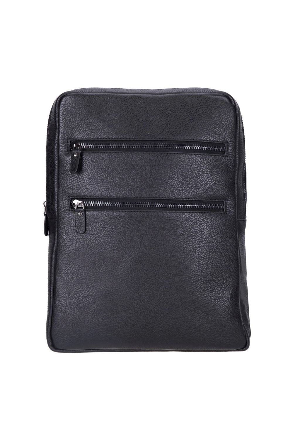 Atelier Onyx Black Hakiki Deri Laptop Sırt Çantası – 16” Uyumlu - 0