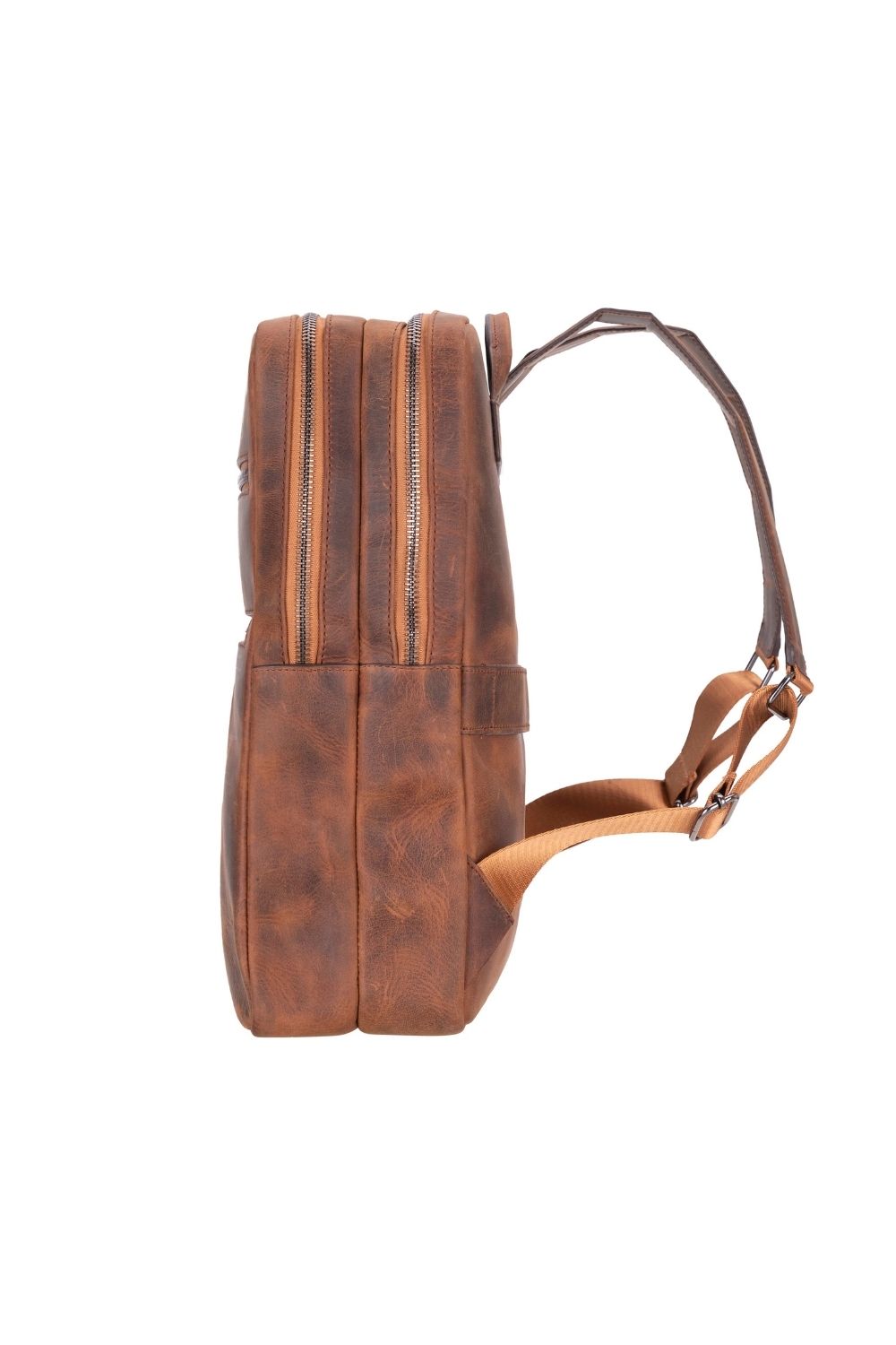 Atelier Heritage Saddle Hakiki Deri Laptop Sırt Çantası – 16” Uyumlu - 3