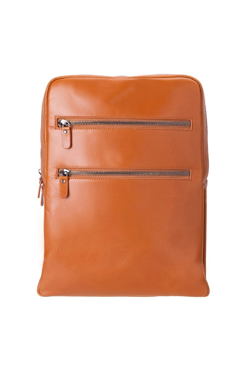 Atelier Classic Tan Hakiki Deri Laptop Sırt Çantası – 16” Uyumlu - 0