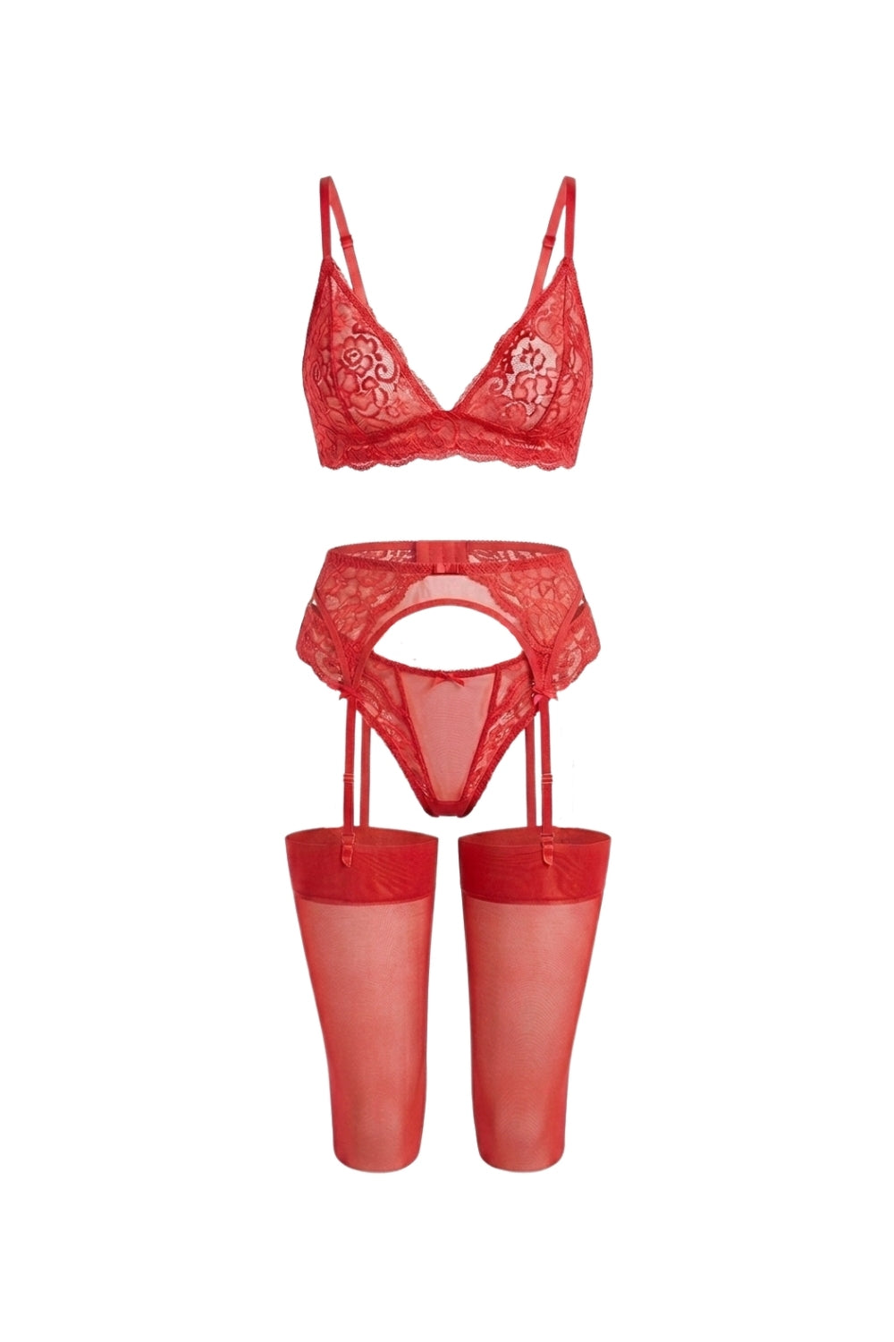 Love Crime Garter Set - 0