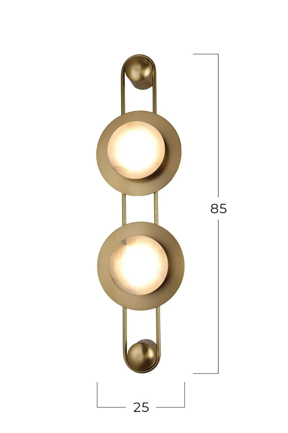 Lima Üçlü Mermer Aplik - 7