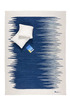 Yakamoz No 4 El Dokuması Yün Kilim - Mavi & Ekru - 120 X 180 Cm - 3