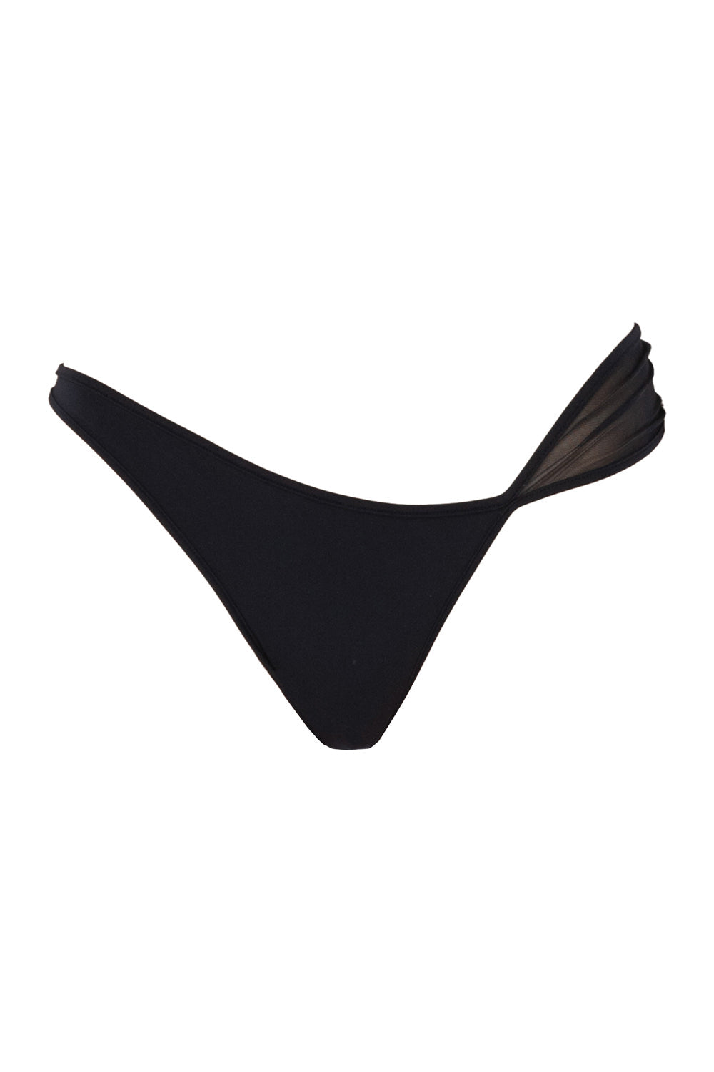 Scarlett Asimetrik Bikini Altı, Siyah - 0