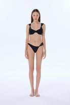 Scarlett Asimetrik Bikini Altı, Siyah - 1