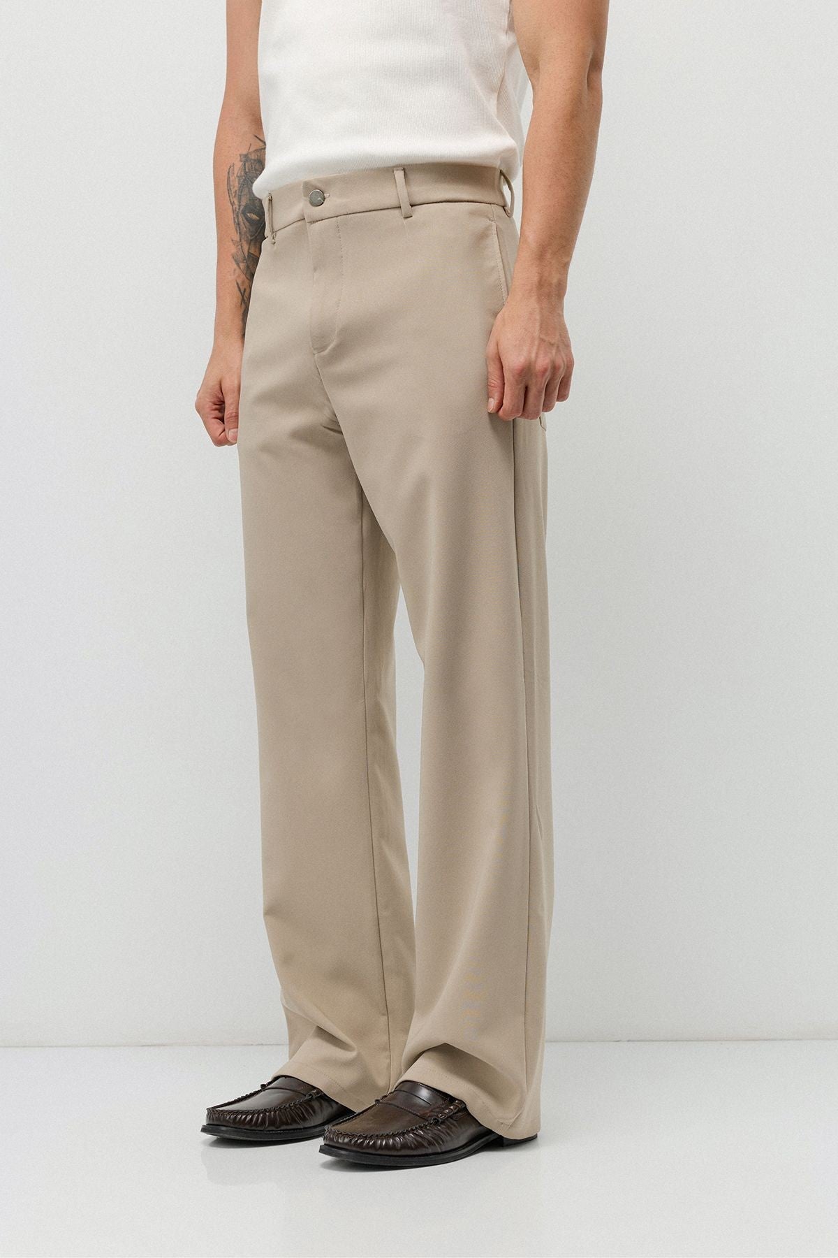 Yüksek Bel Flare Fit Pantolon - 2