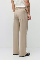 Yüksek Bel Flare Fit Pantolon - 4