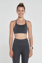 Pine Ayarlanabilir İnce Askılı Bralet - Antrasit - 0