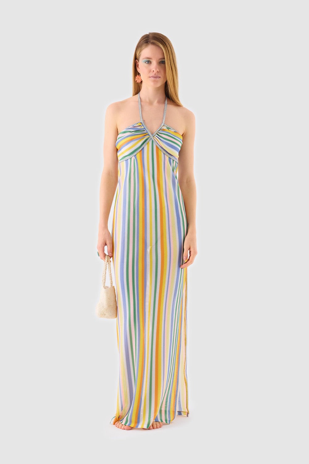 Colorful Beach Wear Dress - 0