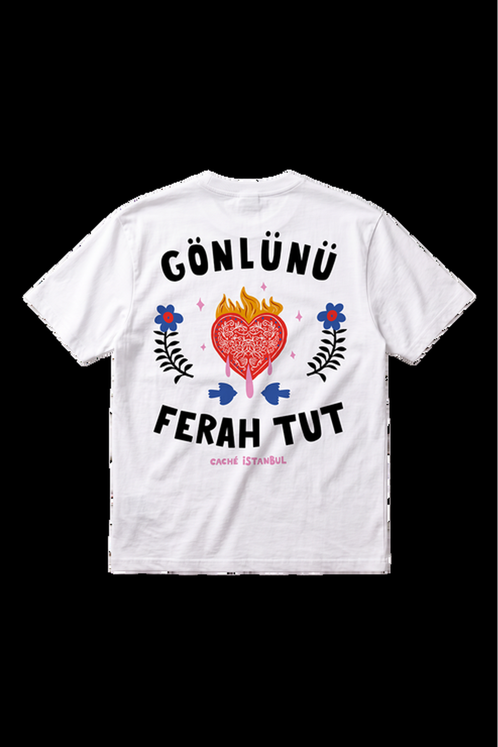 Gönlünü Ferah Tut Unisex Oversize Tshirt - 2