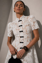 Limited Edition Celeste Lace Mini Elbise - 1