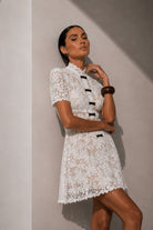 Limited Edition Celeste Lace Mini Elbise - 3