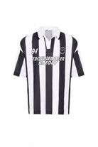 Oversize Polo Yaka Forma Tişört - Siyah - 0