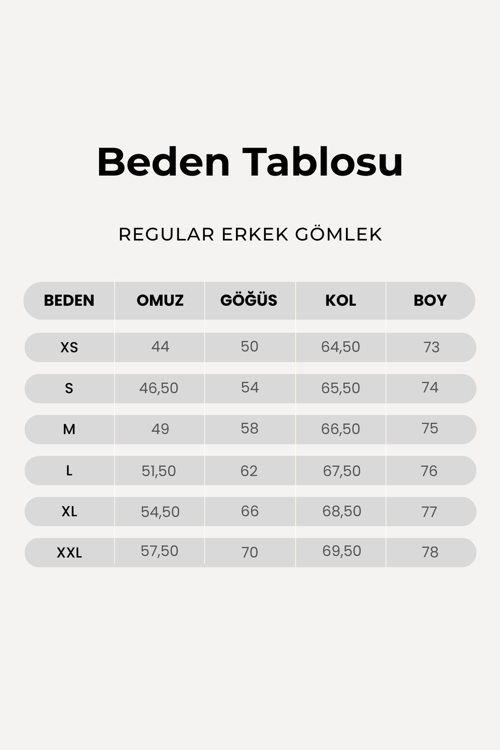 Regular Fit Erkek Gömlek, Krem - 5