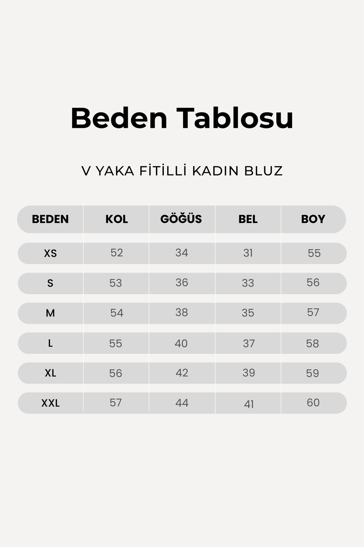 Fitilli V Yaka Uzun Kollu Kadın Bluz, Antrasit - 4