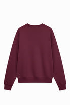 Regular Fit Logo Nakışlı Sweatshirt, Bordo - 1