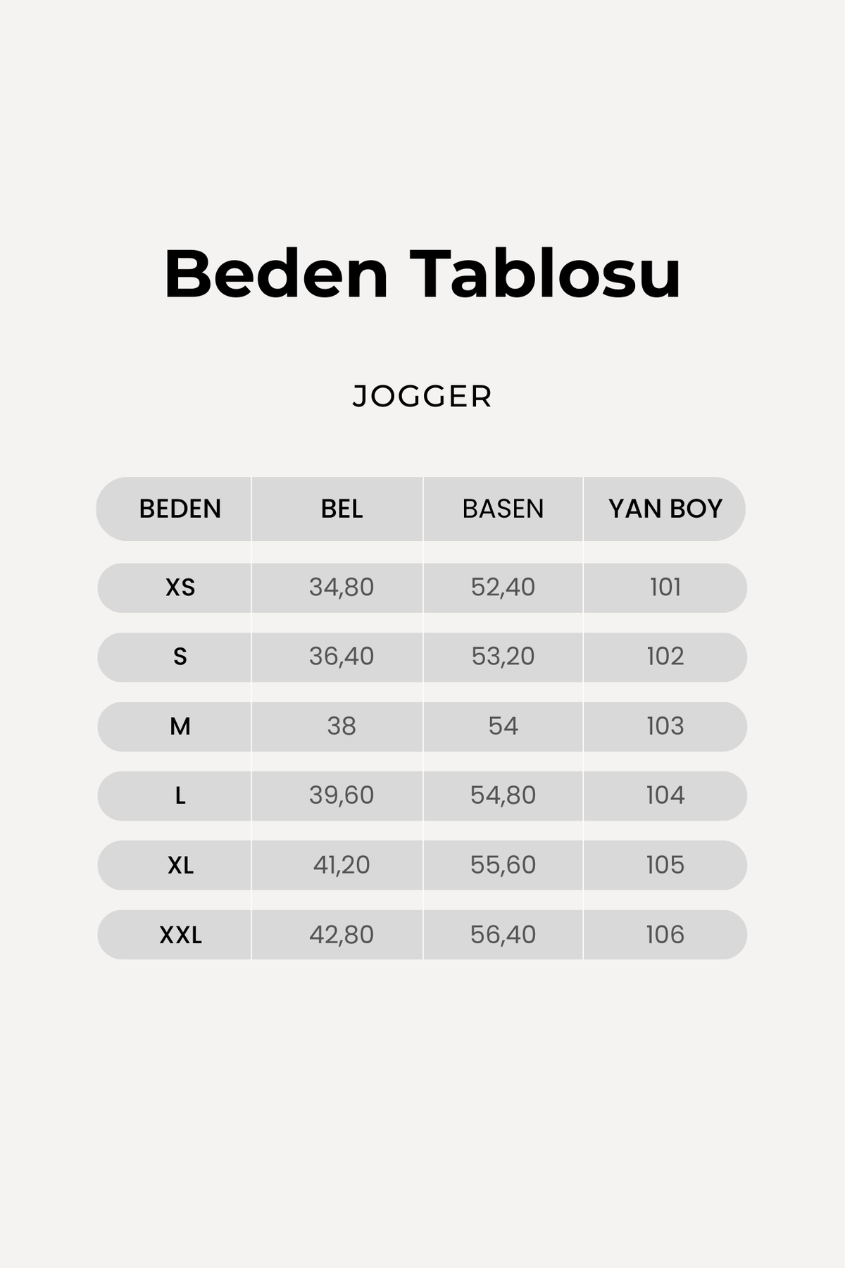 Kadın Jogger Eşofman Altı, Taş - 4
