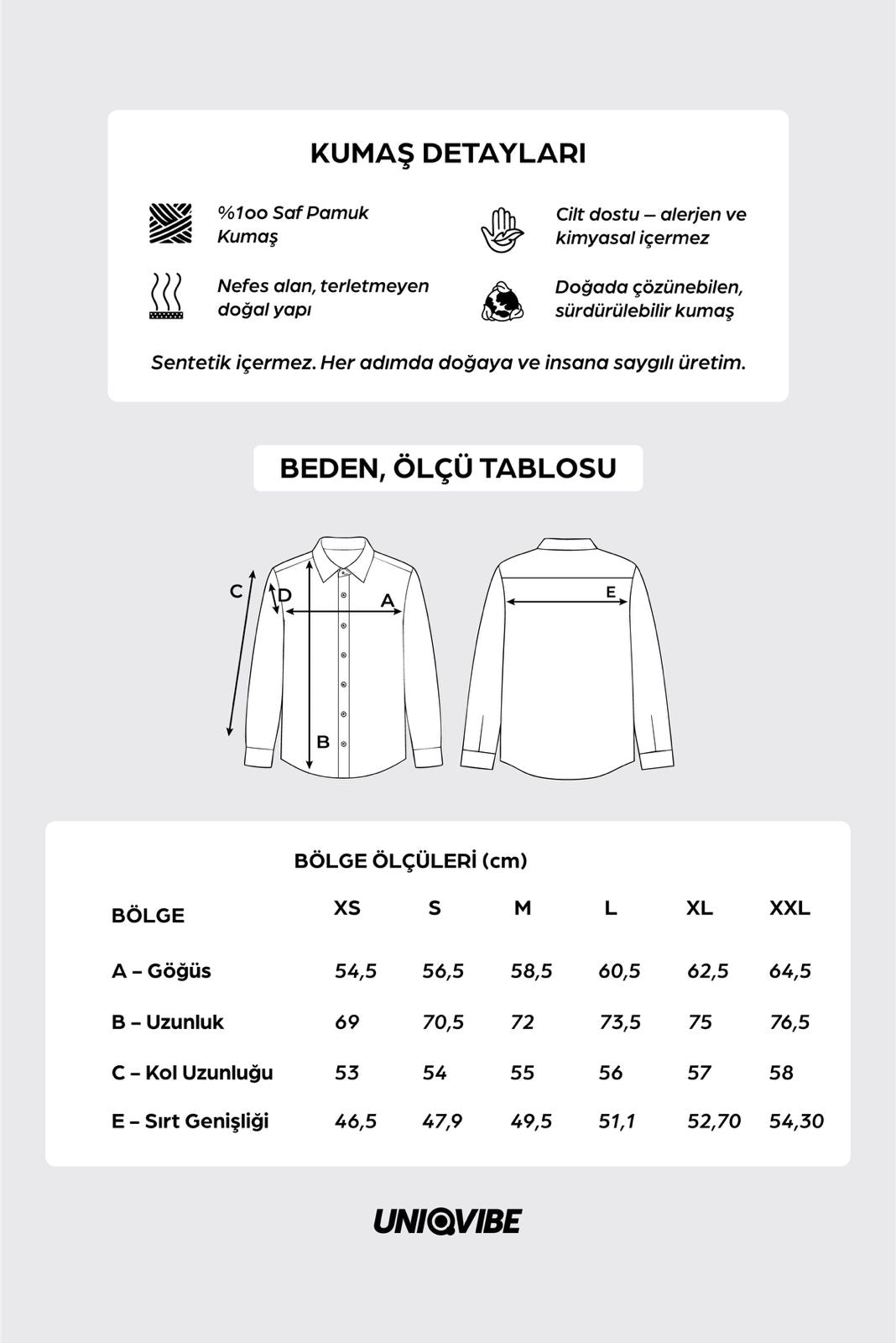 Çizgili Bol Kesim Kadın Gömlek, Mavi - 6