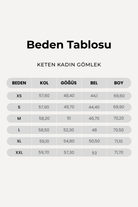 Keten Karışımlı Uzun Kollu Kadın Gömlek, Sarı - 6