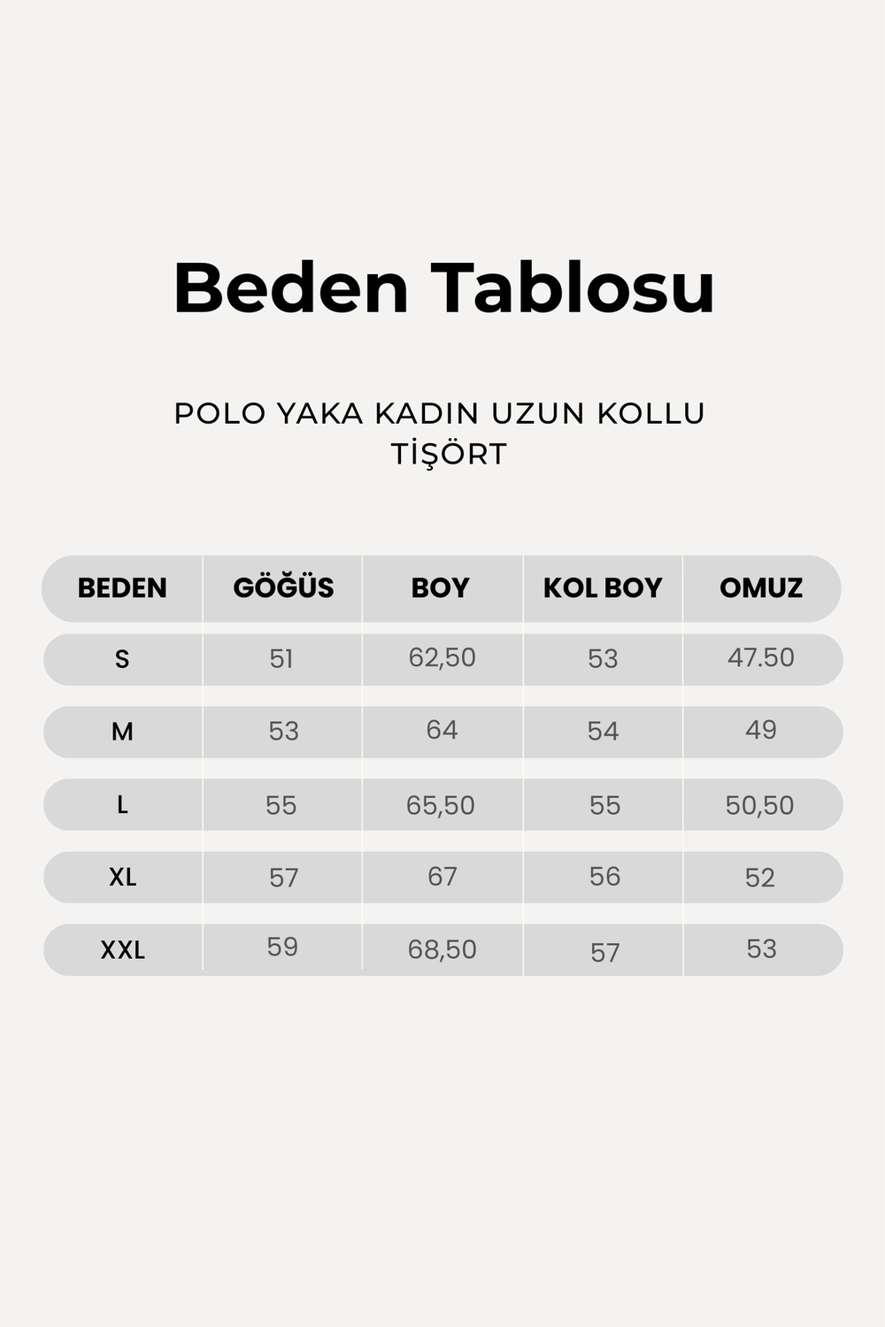 Polo Yaka Uzun Kollu Kadın Tişört, Siyah - 5