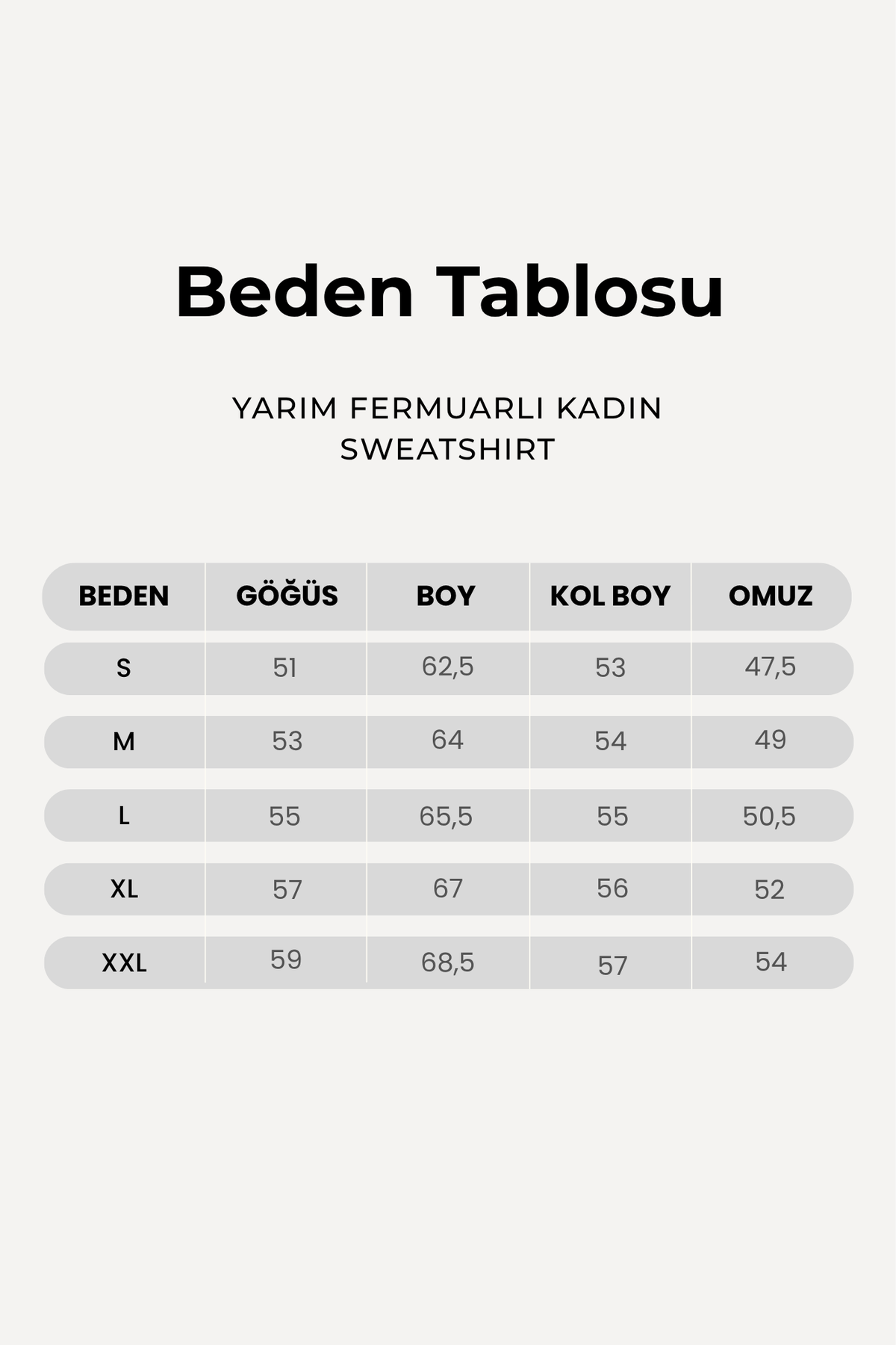 Yarım Fermuarlı Kadın Sweatshirt, Siyah - 3