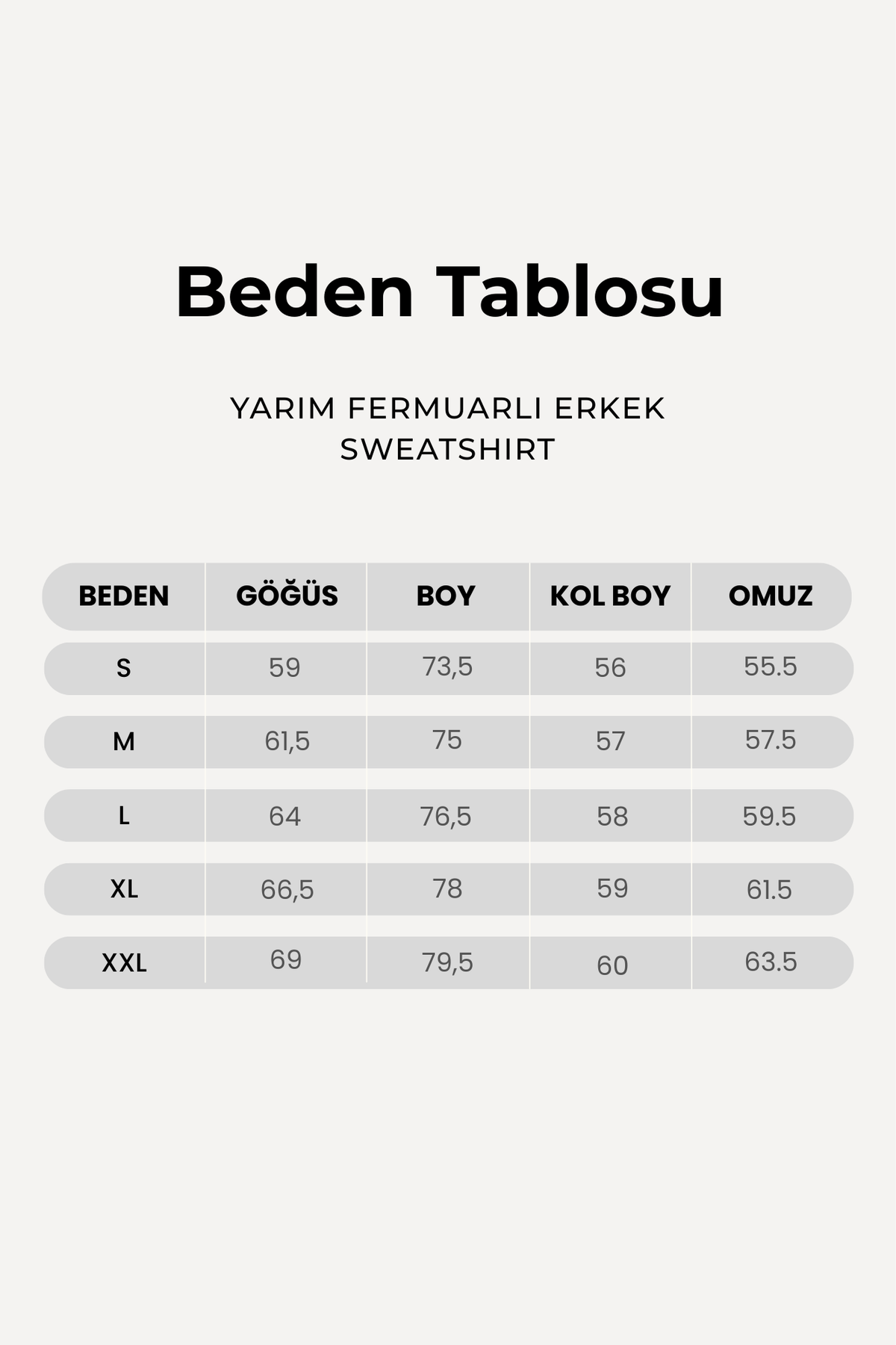 Yarım Fermuarlı Erkek Sweatshirt, Siyah - 3