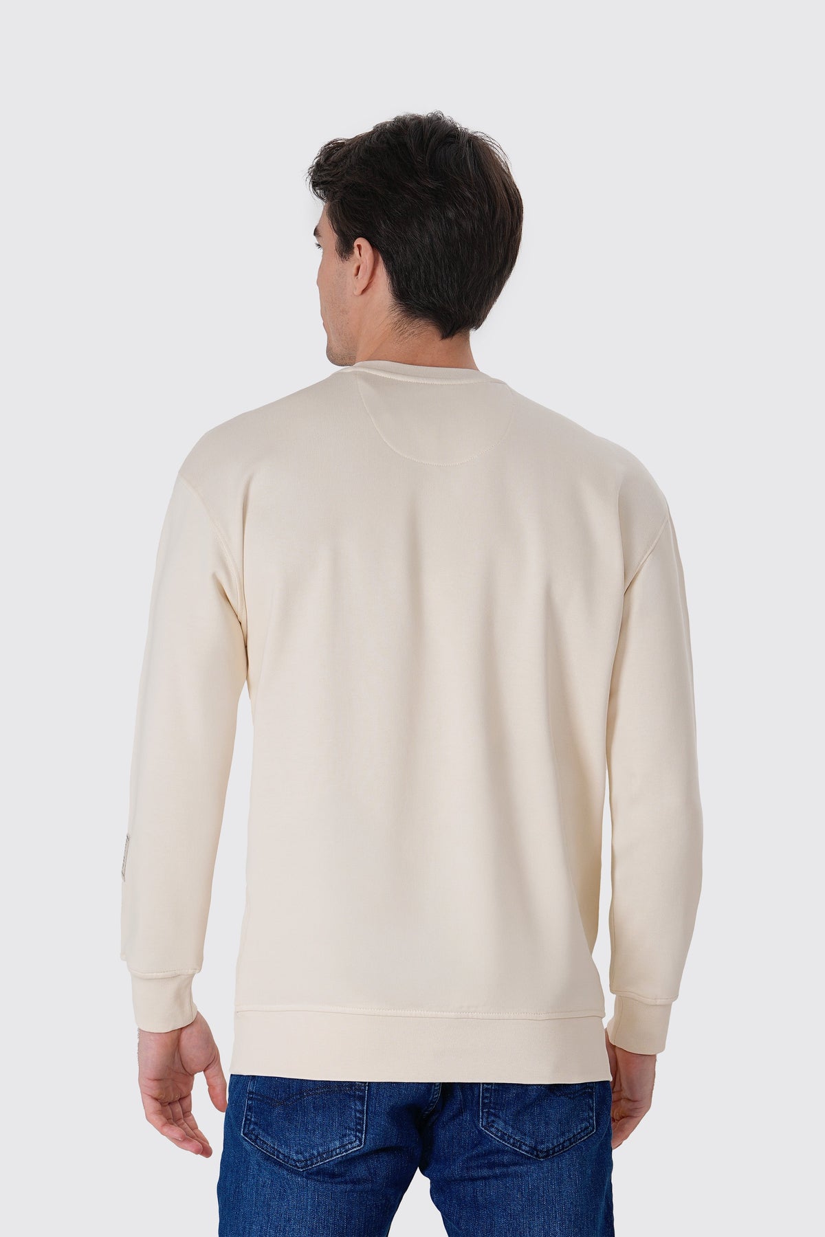 Regular Fit Logo Nakışlı Sweatshirt - 5
